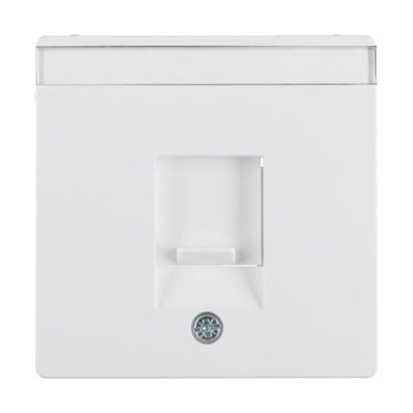 PLACA CENTRAL Q.1 CON PROTECCIN+PORTAETIQUETAS BLANCO POLAR