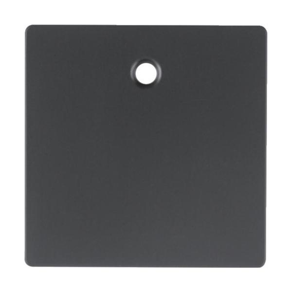 TAPA INTERRUPTOR PULSADOR TIRADOR Q1/Q3 ANTRACITA ATERCIOPELADO