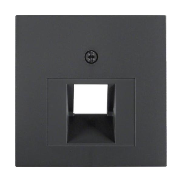 PLACA CENTRAL CON 1 TOMA B1/B3/B7 ANTRACITA