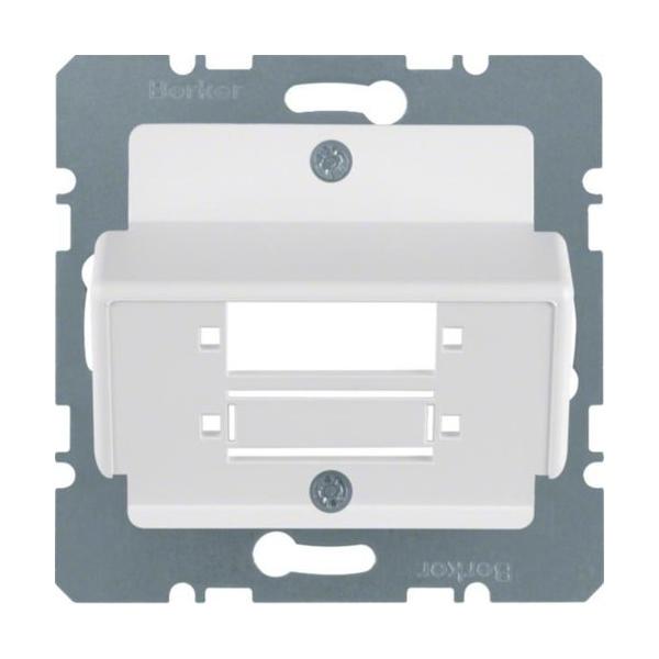 TAPA PARA CONECTOR FIBRA ÓPTICA DUPLEC SC BLANCO POLAR MATE