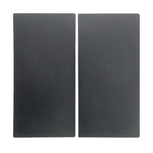 TECLA SIN LENTE PARA MECANISMO DOBLE ANTRACITA