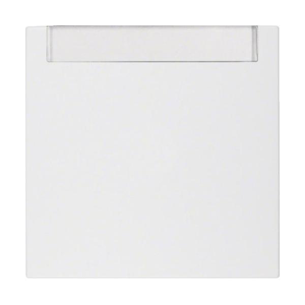 TECLA PORTARTULO PARA INTERRUPTOR S1/B1/B3/B7 BLANCO POLAR