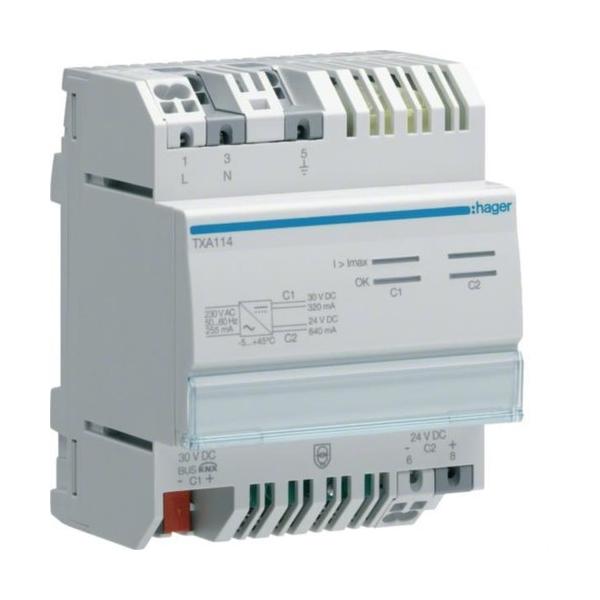 FUENTE DE ALIMENTACIN 30V DC 320mA+24V DC 640mA