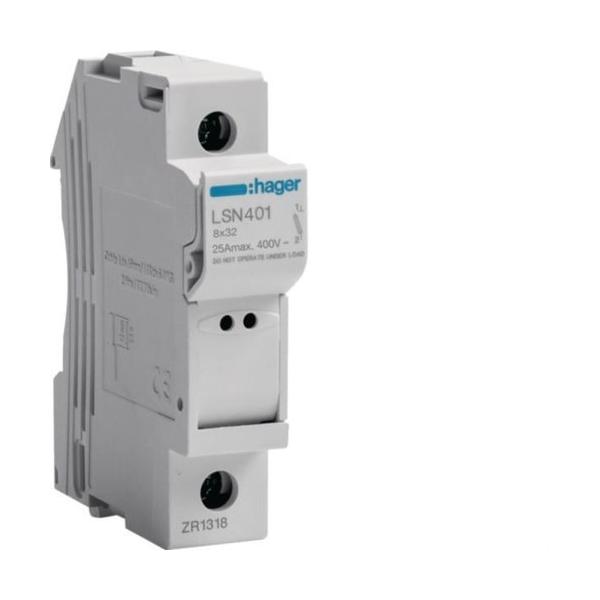 PORTAFUSIBLE SECCIONABLE TIPO L31 1P 25A 400V