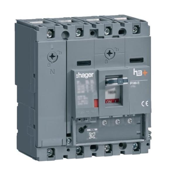 INTERRUPTOR AUTOMTICO CAJA MOLDEADA h3+ P160 4P4D N0-50-100% 160A 25kA LSNI