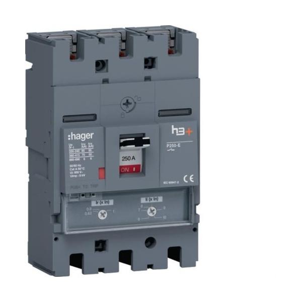 INTERRUPTOR AUTOMTICO CAJA MOLDEADA h3+ P250 3P3D 250A 70kA REL TM