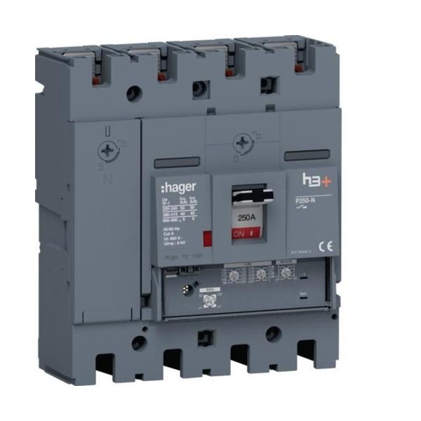 INTERRUPTOR AUTOMTICO CAJA MOLDEADA h3+ P250 4P4D N0-50-100% 250A 40kA LSNI