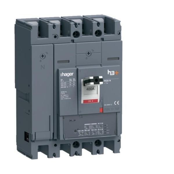 INTERRUPTOR AUTOMTICO CAJA MOLDEADA h3+ P630 4P4D N0-50-100% 400A 40kA LSI