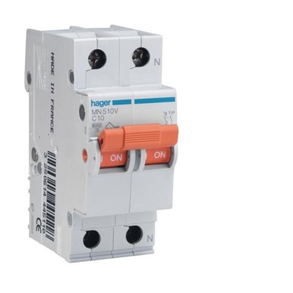 INTERRUPTOR AUTOMTICO MN 1P+N 6A CURVA-C