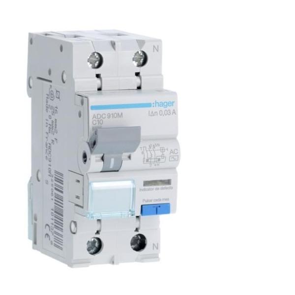 INTERRUPTOR AUTOMTICO DIFERENCIAL 1P+N C-10A 30mA