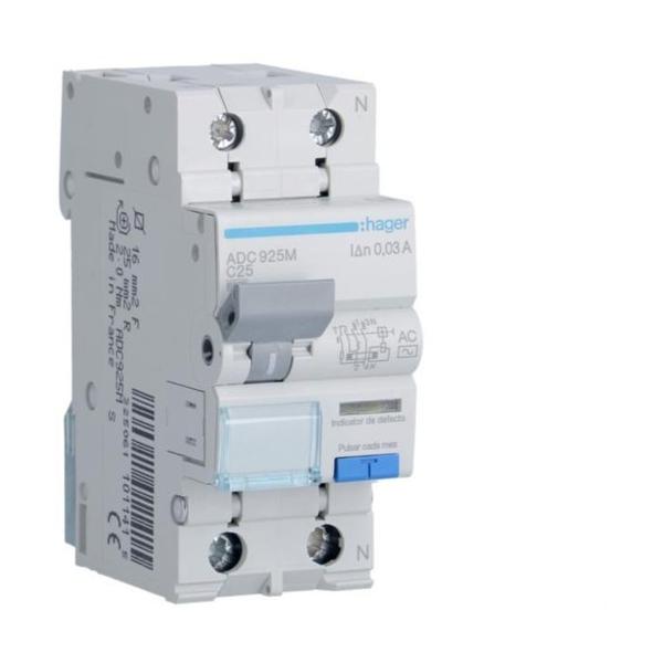 INTERRUPTOR AUTOMTICO DIFERENCIAL 1P+N C-25A 30mA