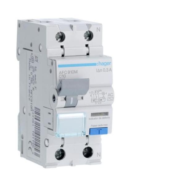 INTERRUPTOR AUTOMTICO DIFERENCIAL 1P+N C-10A 300mA