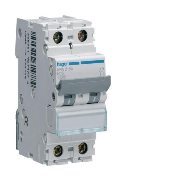 AUTOMÁTICO MAGNETOTÉRMICO N CURVA-B 10kA 2P 16A