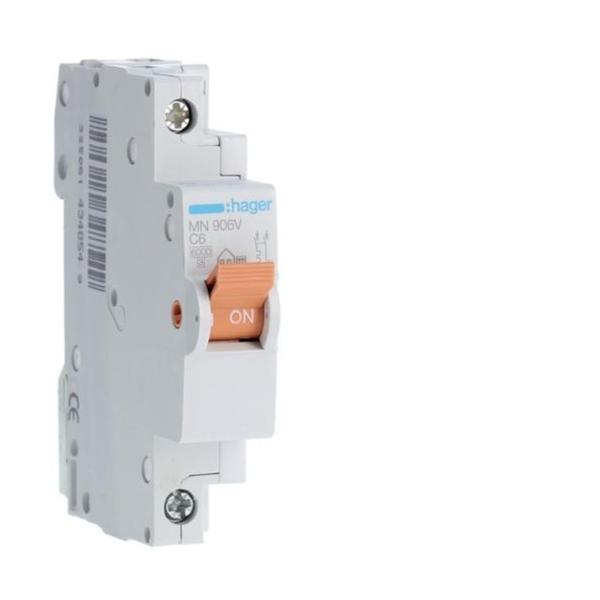 INTERRUPTOR AUTOMTICO MN 1P+N 6A CURVA-C