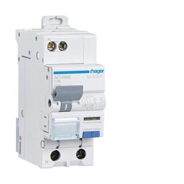 INTERRUPTOR AUTOMÁTICO DIFERENCIAL 1P+N 16A CURVA-C 6kA 300mA