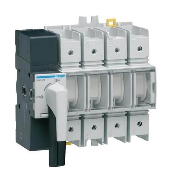 INTERRUPTOR MANIOBRA MANDO ROTATIVO 4P 160A 135mm