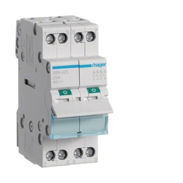 INTERRUPTOR MODULAR CORTE SB 4P 25A