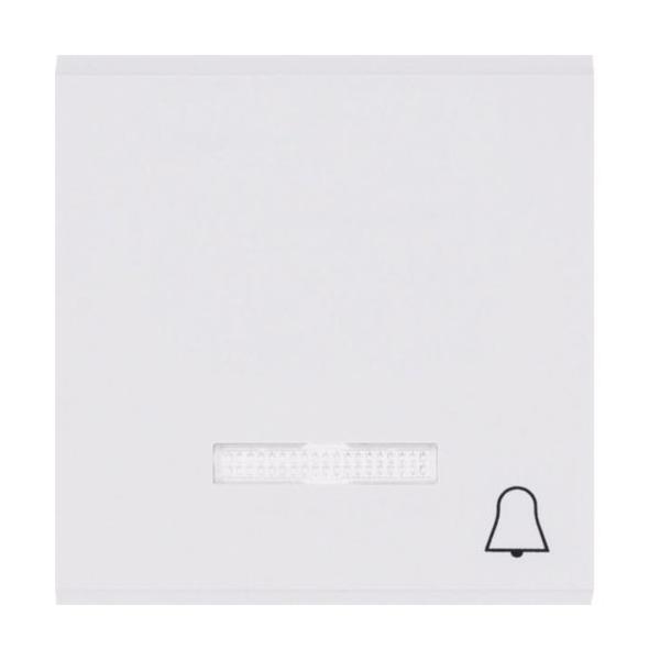 TECLA INDICADOR LUMINOSO CAMPANA LUMINA2 BLANCO POLAR