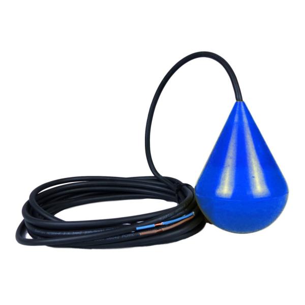 INTERRUPTOR DE NIVEL FLOTADOR PARA AGUAS RESIDUALES CONTACTO CONMUTADO CABLE 10m