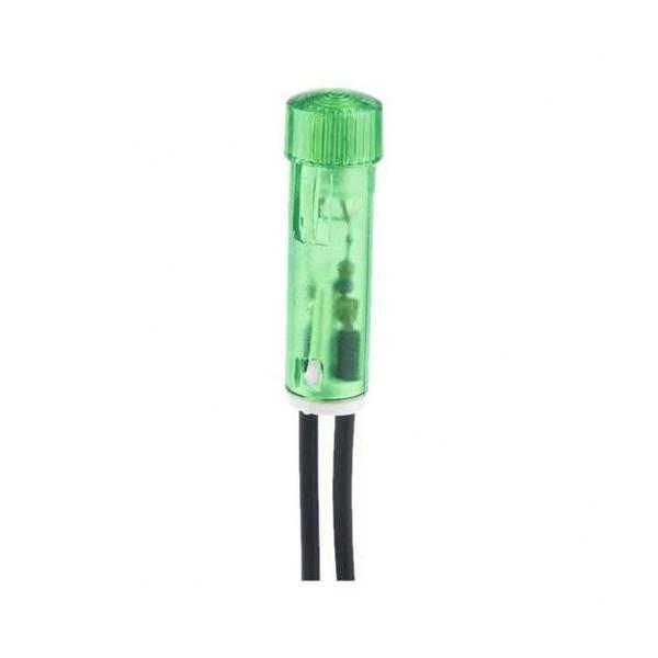 PILOTO G-213 220V VERDE FLUORESCENTE