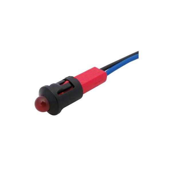 PILOTO FRONTAL NEGRO 260N DIMETRO 8mm 230V MBAR