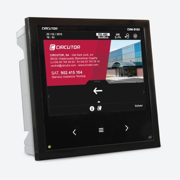 Analizador de redes panel, display a color