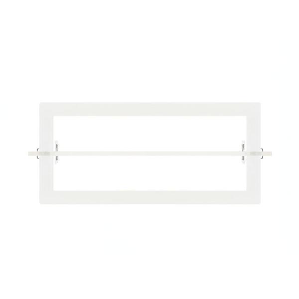 CONJUNTO MARCO EMPOTRAR + BANDEROLA D6 DIANA FLAT BLANCO