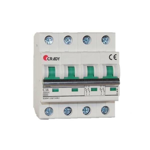 INTERRUPTOR AUTOMTICO CS-MCB-1000V 16A C 4P