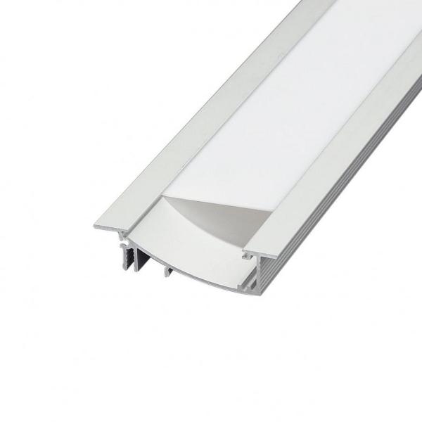 PERFIL ALUMINIO EDEC EI-20-W PARA TIRAS LED BLANCO