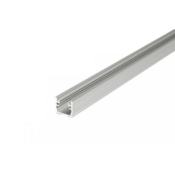 PERFIL ALUMINIO EDEC es-20-A PARA TIRAS LED ANODIZADO