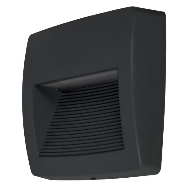 APLIQUE ASIMTRICO STORM IP55 LED R7S 4W 3000K NEGRO