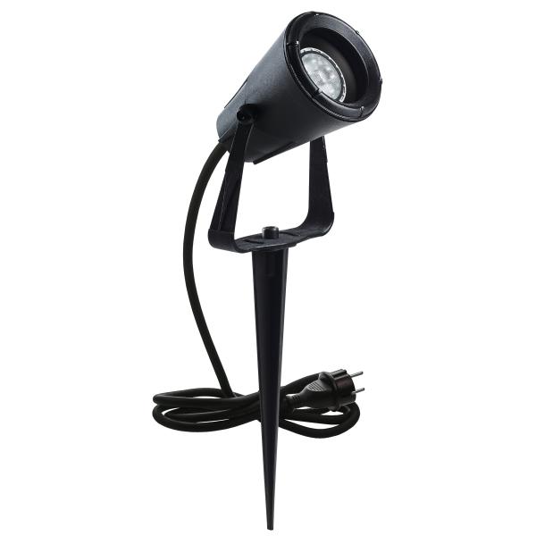 Proyector base/piqueta tilt GERONIMO IP67 GU10 4.50W Negro