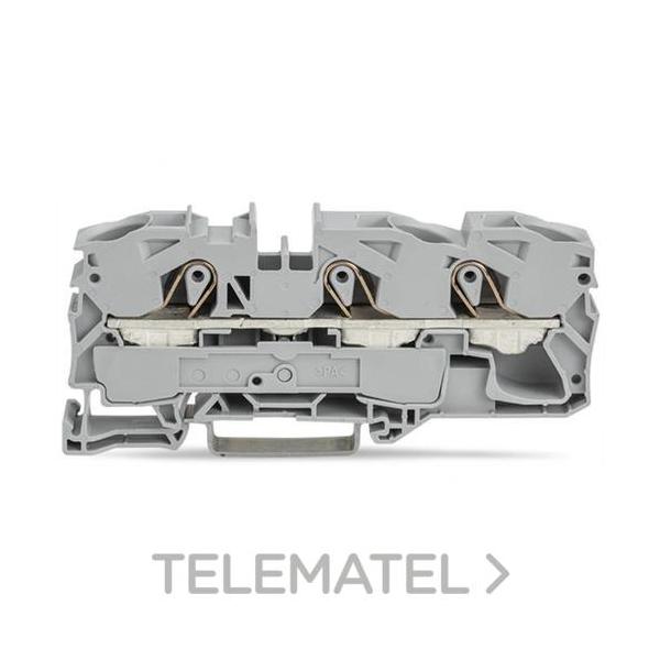 BORNA PASO SERIE 2016 3 CONDUCTORES GRIS