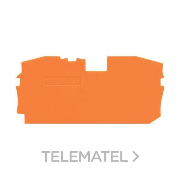 PLACA FINAL INTERMEDIA SERIE 2016 70mm NARANJA