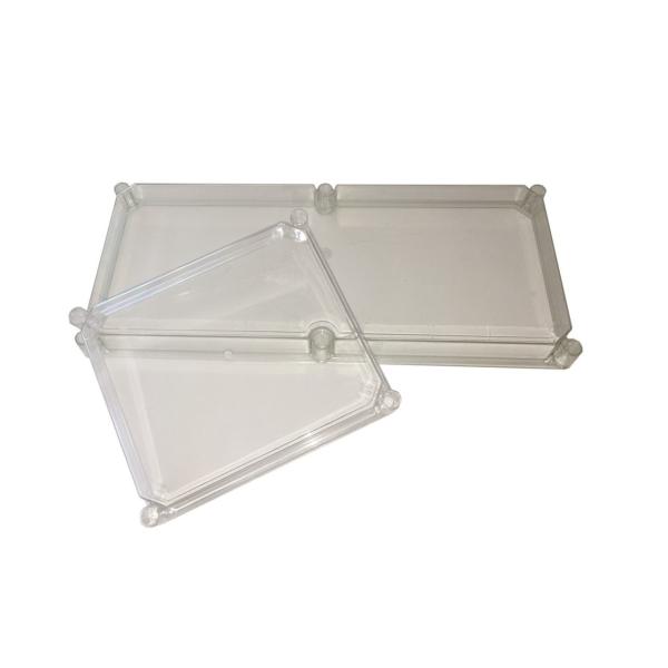 TAPA TRANSPARENTE POLICARBONATO MH 63 540x270x45mm CON JUNTA