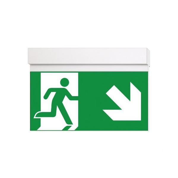 LUMINARIA BANDEROLA PARED IKUS-TP DOBLE RTD1632 BLANCO
