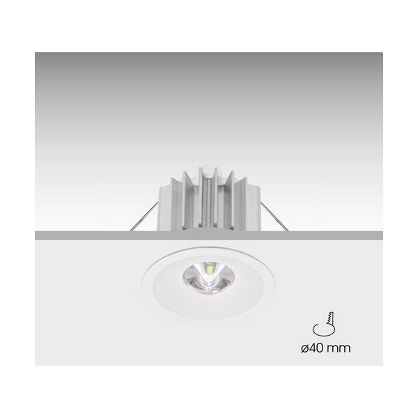 LUMINARIA DE EMERGENCIA IZAR LED N30 ANTIPÁNICO BLANCO