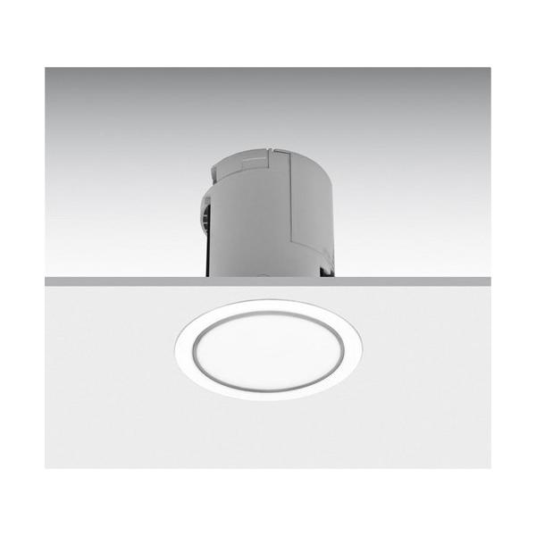 LUMINARIA LENS LED REDONDO ARO EMBELLECEDOR SINTÉTICO N30-A BLANCO