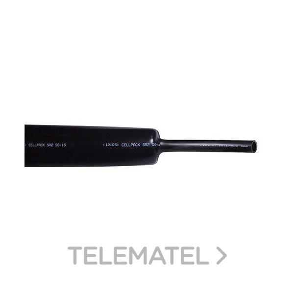 TUBO PARED MEDIANA SIN ADHESIVO SR2 12-3 EN TIRA DE 1m (BOLSA 20 TIRAS)