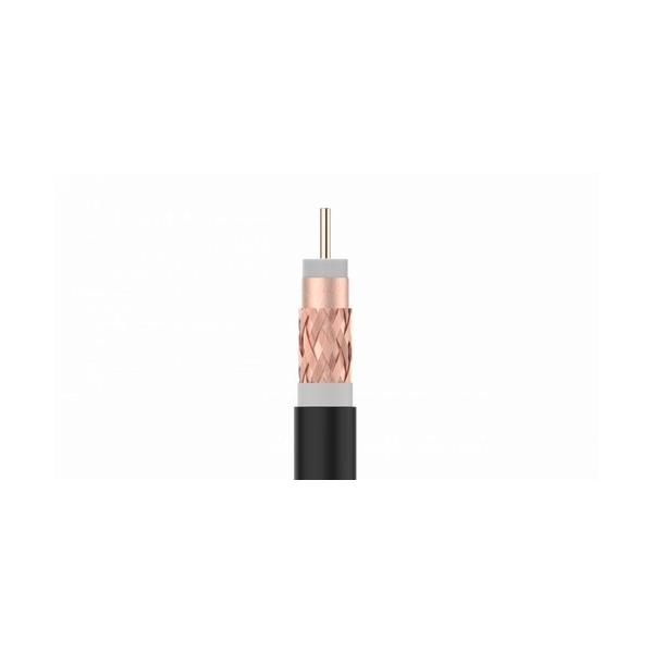 CABLE COAXIAL T100+CU/CU POLIETILENO A NEGRO