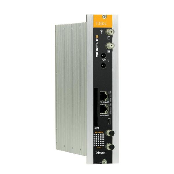 TRANSMODULADOR DIGITAL DVBT/T2-IP CI MUX 4C:32IP STR