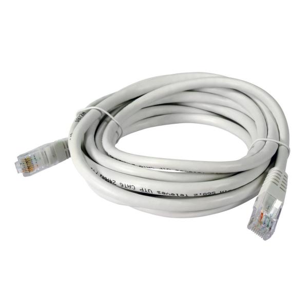 CABLE DE RED U/UTP CU CAT6 PVC BLANCO 3m (BOLSA)