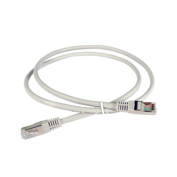 CABLE DE RED DE DATOS S/FTP CU CAT6A LSFH CON CONECTORES 0,5M GRIS