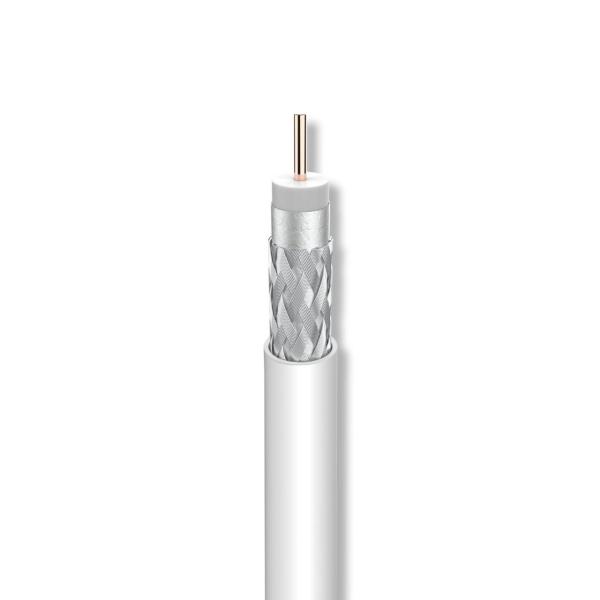 CABLE COAXIAL CXT-1 PVC ECA 17VAtC.A  1,00/4,7/6,7mm BLANCO