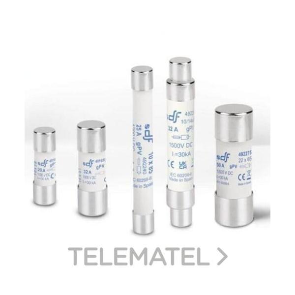 FUSIBLE CILÍNDRICO 16A 10x38 PV 900V