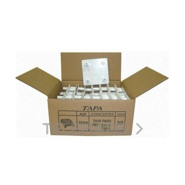 TAPA 77x77mm PARA CAJA PUNTO LUZ CUADRADA 23319