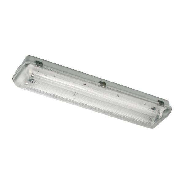 PANTALLA ESTANCA AUTÓNOMA 1x58W 936lm PERMANENTE + EMERGENCIA GRIS