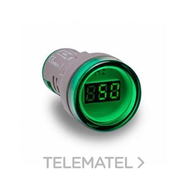 PILOTO FRECUENCÍMETRO DIGITAL PF22 48-230V CA VERDE