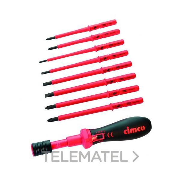 JUEGO DE DESTORNILLADORES DINAMOMTRICOS VDE 9 PIEZAS