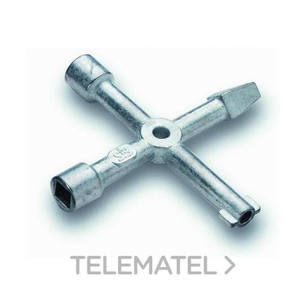 LLAVE CRUZ TRONCO PIRAMIDAL 90x90mm